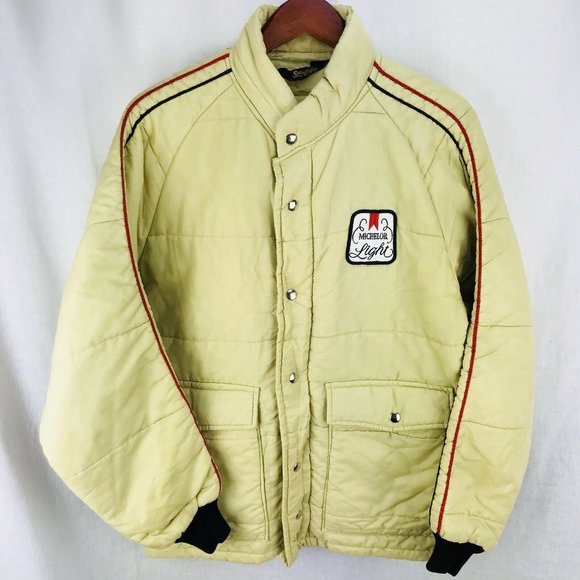 Vintage 1970s Michelob Light jackets Swingster MEN - Picture 1 of 8